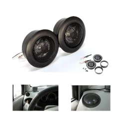 KIT COPPIA CASSE AUTO 25MM 200W CASSE TWEETER ALTOPARLANTI SPEAKER T120