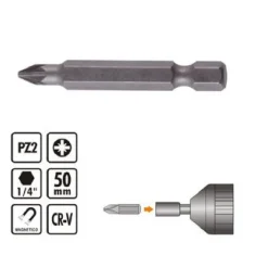 KIT DI BITS 3PZ BIT INSERTI 50 MM PER AVVITATORE GAMBO 1/4" MAGNETICO CR-V 91936