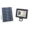 KIT FARETTO PANNELLO CON SENSORE A ENERGIA SOLARE E CREPUSCOLARE A LED COB