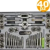 KIT FILIERA 40 PZ PROFESSIONALE MASCHI E FEMMINE KIT FILIERE 40 PZ IN VALIGIA