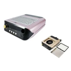 KIT FRESA UNGHIE M2 ASPIRATORE DA TAVOLO 68W MANICURE PEDICURE NAIL ART ESTETICA