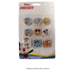 KIT GOMME PER CANCELLARE 9PZ SAGOMATE TEMA TOPOLINO CANCELLERIA PER BAMBINI SCUOLA 955319