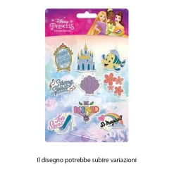 KIT GOMME PER CANCELLARE 9PZ SAGOMATE TEMA PRINCIPESSE CANCELLERIA BAMBINE SCUOLA 955357