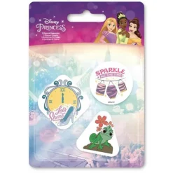 KIT GOMME PER CANCELLARE 3PZ SAGOMATE TEMA PRINCIPESSE CANCELLERIA BAMBINE SCUOLA 953681