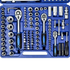 Kit Inserti + Bussole Boccole impronta torx esagonale con 3 cricchetti 171 pz
