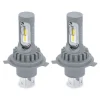 KIT LAMPADINE SOSTITUZIONE FARI AUTO MOTO LED H4 12V 40W 3000LM LUCE 6500K CBR-H4