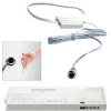 KIT MINI INTERRUTTORE SENSORE MOVIMENTO MANO LUCI LED ARMADIO ALIMENTATORE 12V 100W
