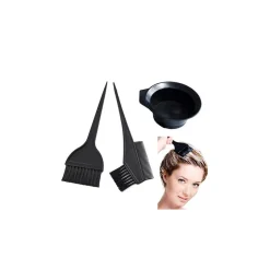 KIT PER TINTURA CAPELLI COMPOSTO DA SET PENNELLI CON CESTINO PIU' MANTELLO