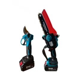 KIT POTATURA FORBICE CESOIA + MOTOSEGA 6" A BATTERIA 68V + ASTA TELESCOPICA CD616