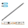 KIT 2PZ DI BITS DA 150MM PUNTE DOPPIE INSERTI PH2 + SL6 PUNTA S2 MAGNETICA 57245