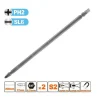 KIT 2PZ DI BITS DA 200MM PUNTE DOPPIE INSERTI PH2 + SL6 PUNTA S2 MAGNETICA 57246