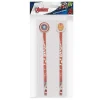 KIT 2PZ MATITE CON GOMMA ROTONDA GRAFICA AVENGERS PER DISEGNO SCUOLA BAMBINI 960733