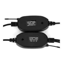 KIT RCA WIRELESS PER TELECAMERA RETROMARCIA 2,4GH TRASMETTITORE RICEVITORE VIDEO