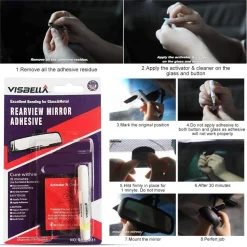 KIT RIPARAZIONE SPECCHIETTO RETROVISORE AUTO COLLA ADESIVO SUPER PROFESSIONALE