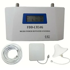 KIT RIPETITORE AMPLIFICATORE BOOSTER SEGNALE ANTENNA GSM DCS 4G FDD-LTE