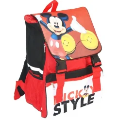 KIT SCUOLA SCHOOL PACK ZAINO ESTENSIBILE + ASTUCCIO 3 ZIP DISNEY MICKEY MOUSE