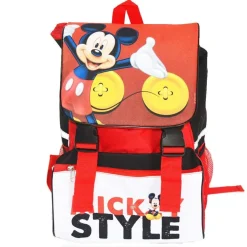 KIT SCUOLA SCHOOL PACK ZAINO ESTENSIBILE + ASTUCCIO 3 ZIP DISNEY MICKEY MOUSE