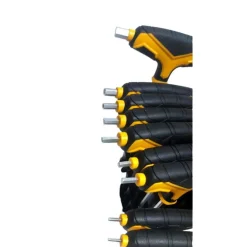 KIT SERIE 18 CHIAVI A BRUGOLA ESAGONALI CON TESTA SFERICA TORX CROMO VANADIO