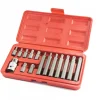 KIT SET INSERTI CHIAVI BUSSOLE TORX 15 PZ HEX 1/2" H10 PROFESSIONALE 15 PZ TORX