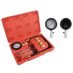 KIT TESTER PRESSIONE DI COMPRESSIONE PER MOTORI MISURATORE AUTO PISTONE CILINDRI
