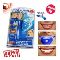 KIT TRATTAMENTO SBIANCANTE DENTI WHITELIGHT E LAMPADA PLASMA UV TARTARO GEL