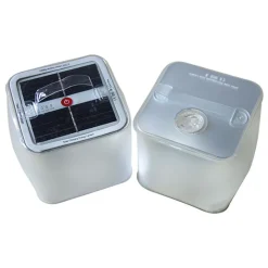 LAMPADA 10 LED SOLARE GONFIABILE DA GIARDINO IMPERMEABILE PISCINA GALLEGGIANTE