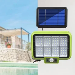 LAMPADA A ENERGIA SOLARE SENSORE MOVIMENTO 3 MODALITÀ IMPERMEABILE SCALE GIARDINO