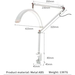 LAMPADA A LED PER EXTENSION CIGLIA DA 16