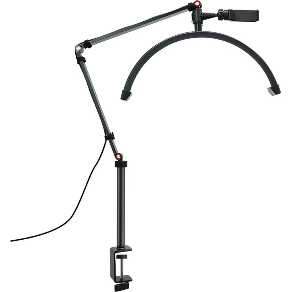 LAMPADA A LED PER EXTENSION CIGLIA DA 16" CON SUPPORTO TELEFONO UNGHIE TATUAGGI