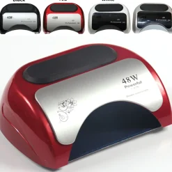 LAMPADA A LED UV CCFL 48W PER RICOSTRUZIONE UNGHIE TIMER NAILART FORNETTO