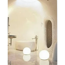 LAMPADA A SFERA TERRA ESTERNO ILLUMINAZIONE GIARDINO LUCE A PALLA IP65 ES50-500