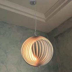 LAMPADA A SOSPENSIONE 3D GEOMETRICO CERCHIO E27 LAMPADA REGOLABILE PENDENTE LP-85B