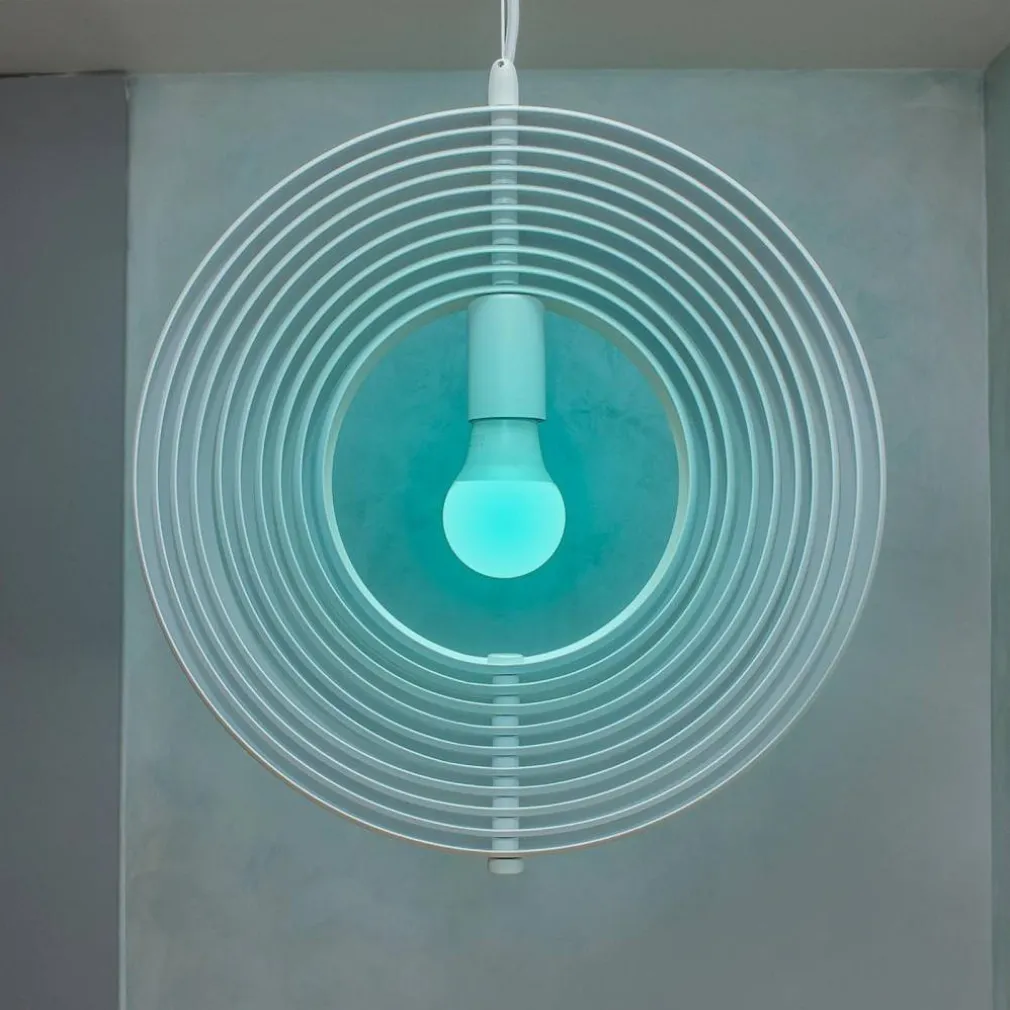 LAMPADA A SOSPENSIONE 3D GEOMETRICO CERCHIO E27 LAMPADA REGOLABILE PENDENTE LP-85B