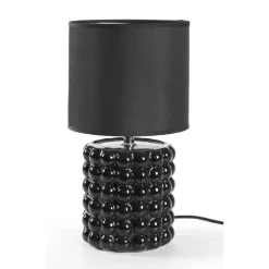 LAMPADA ABAT JOUR DA TAVOLO SCRIVANIA COMODINO CERAMICA MODERNA 33X18 CM 837388