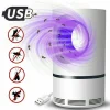 LAMPADA ANTI ZANZARE INSETTI MOSCHE ZANZARIERA ELETTRICA USB LED ASPIRATORE FAN