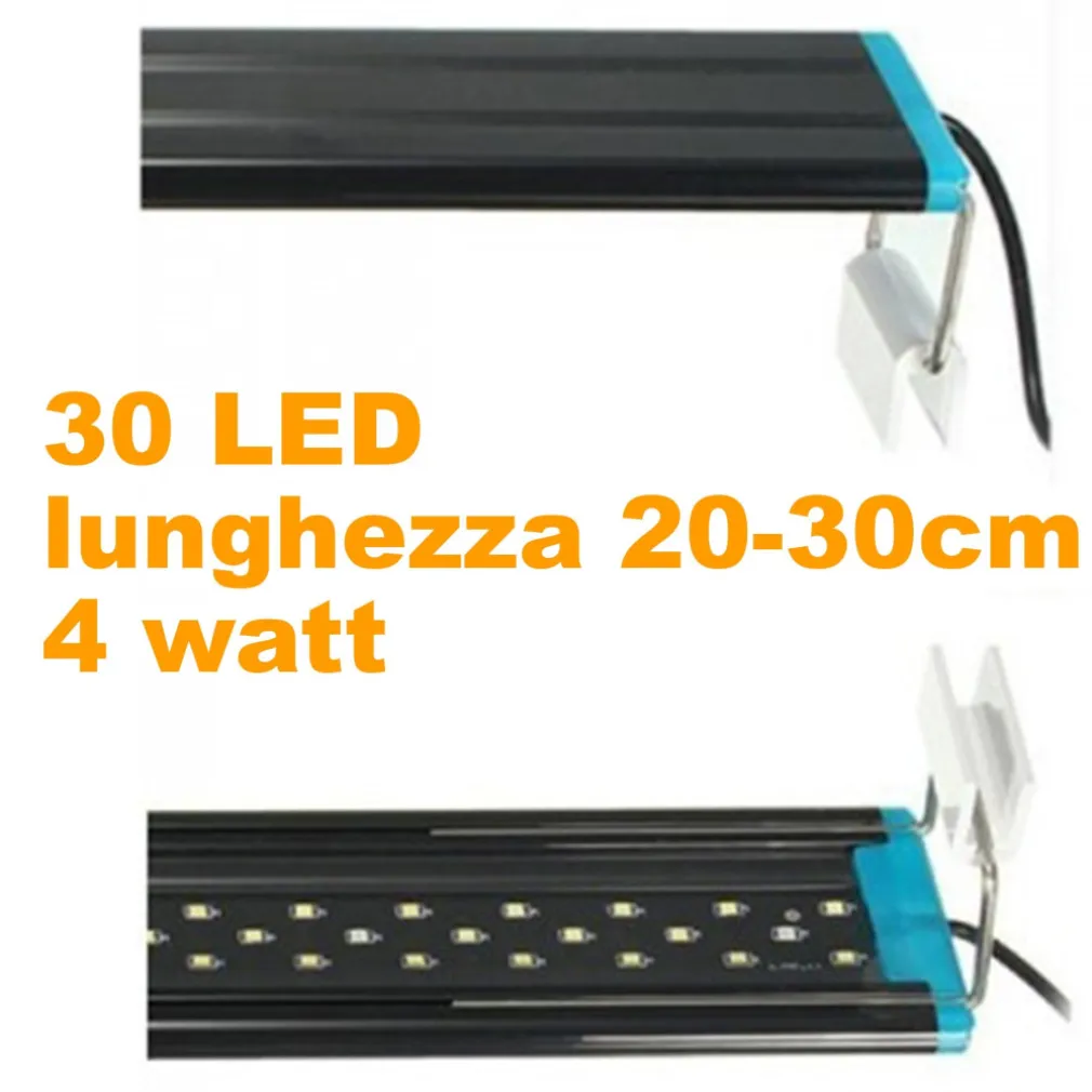 LAMPADA D53 LUCE PLAFONIERA ALLUNGABILE ESTENDIBILE LED PER ACQUARI ACQUARIO BORDO VASCA REGOLAB