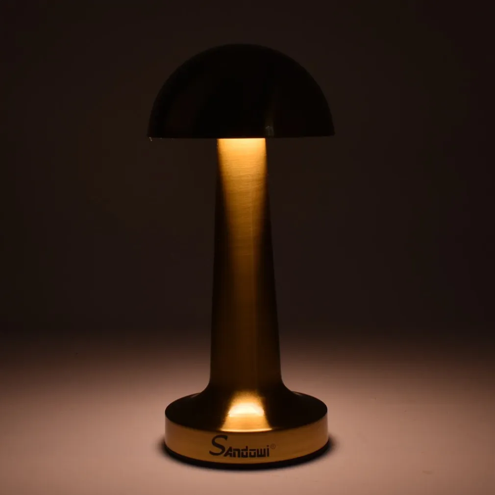 LAMPADA DA TAVOLO DECORATIVA LED A FUNGO LUCE BIANCA 3 INTENSITÀ DI LUCE Q-TL142