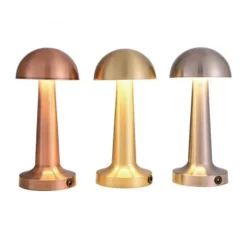 LAMPADA DA TAVOLO DECORATIVA LED A FUNGO LUCE BIANCA 3 INTENSITÀ DI LUCE Q-TL142