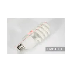 LAMPADA FLUORESCENTE UVB 10.0 LUCE SOLARE RETTILI HABITAT ESTREMAMENTE LUMINOSO