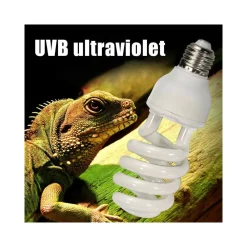 LAMPADA FLUORESCENTE UVB 5.0 LUCE SOLARE RETTILI HABITAT ESTREMAMENTE LUMINOSO