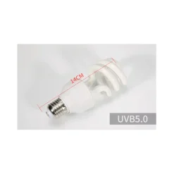 LAMPADA FLUORESCENTE UVB 5.0 LUCE SOLARE RETTILI HABITAT ESTREMAMENTE LUMINOSO