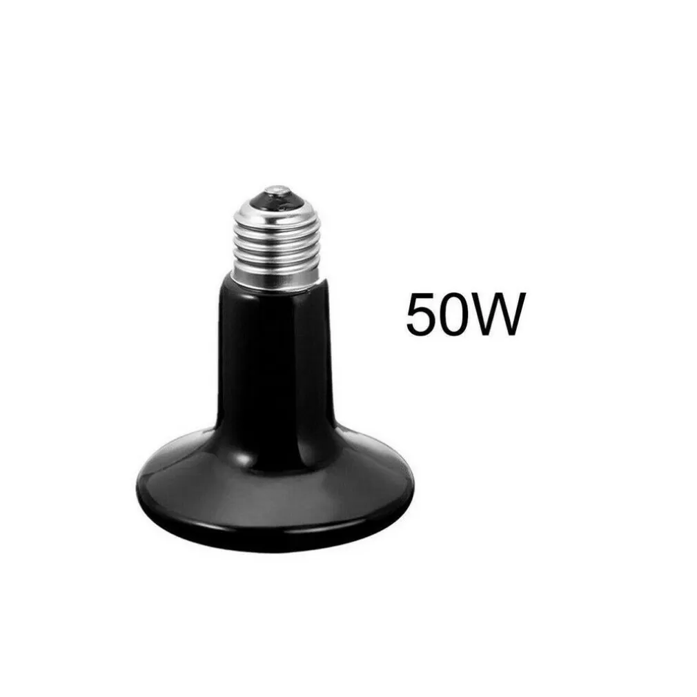 LAMPADA LAMPADINA CERAMICO RETTILI TARTARUGHE RISCALDANTE LUCE E27 50W ND-01