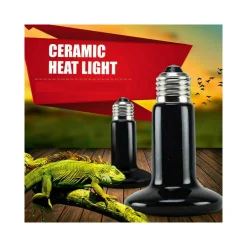 LAMPADA LAMPADINA CERAMICO RETTILI TARTARUGHE RISCALDANTE LUCE E27 50W ND-01