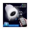 LAMPADA LAMPADINA LED E27 CON CASSA SPEAKER BLUETOOTH E TELECOMANDO