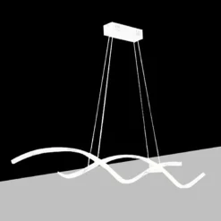 LAMPADA LED A SOSPENSIONE MODERNO ONDE INTRECCIATE 28W 2240LM CCT LUCE VARIABILE B56-3C