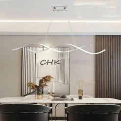 LAMPADA LED A SOSPENSIONE MODERNO ONDE INTRECCIATE 28W 2240LM CCT LUCE VARIABILE B56-3C