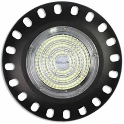 LAMPADA LED INDUSTRIALE A DISCO UFO CATENA 100W CAPANNONE LUCE 6500K F100W-NF9