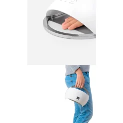 LAMPADA LED UV PER NAIL ART SUN6 48W RICOSTRUZIONE UNGHIE CON TIMER LCD