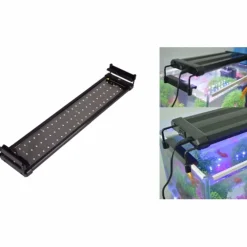 LAMPADA LUCE BIANCA BLU LUNARE PLAFONIERA ESTENDIBILE 120-150CM PESCI ACQUARIO