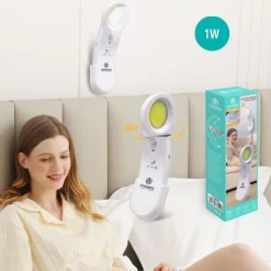 LAMPADA LUCE CON SENSORE MOVIMENTO LED PER ARMADI PORTATILE GIREVOLE 1W TX-8542